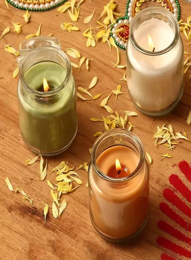 Quace Wax Mini Candle Jars Scented I Pack of 6 Mini Jar,Aromatherapy - Image 3